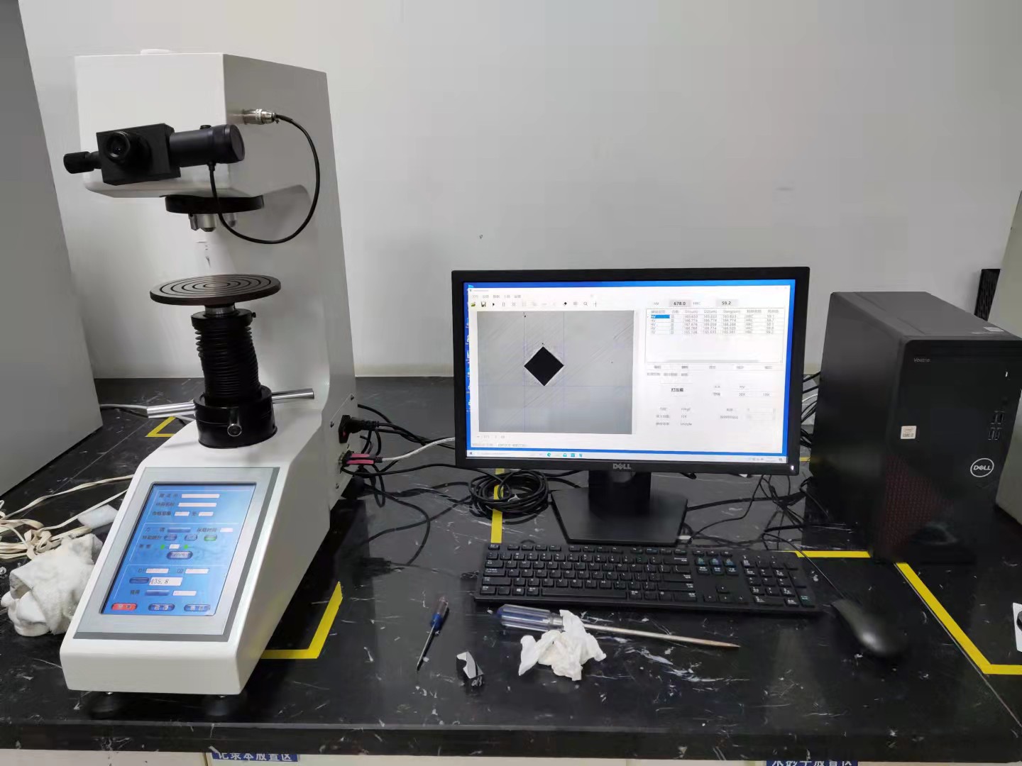 電腦控制維氏硬度計